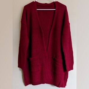 Chunky Knit V-Neck Cardigan